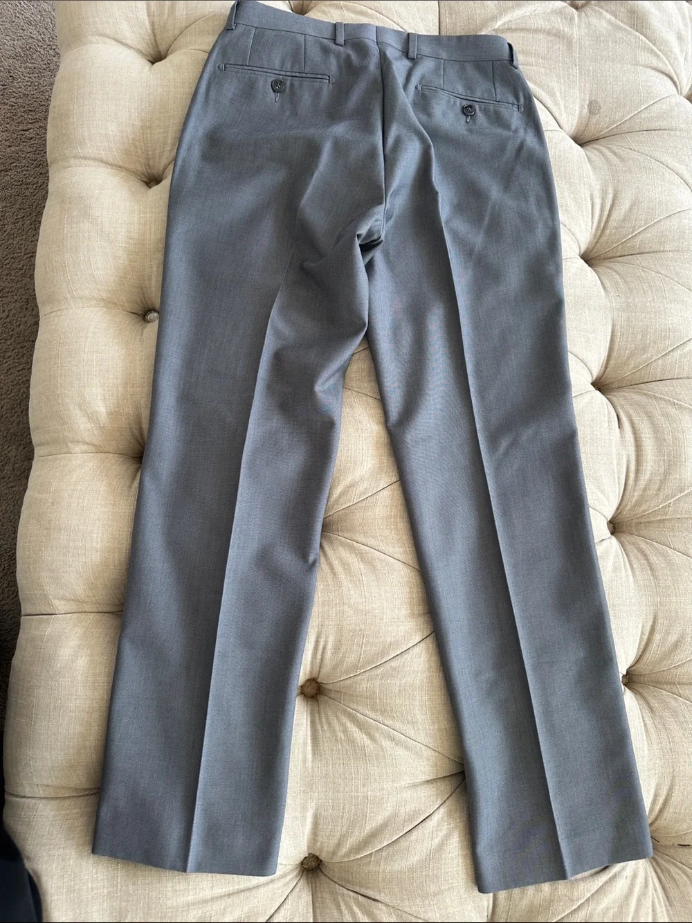 Calvin Klein Gray Men's Dress Pants - Straight Leg